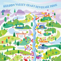 2022 Map of Hudson Valley Craft Beverage Producers