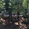 The high ropes course at Camp Seewackamano. The high ropes course at Camp Seewackamano.