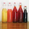 Taste the rainbow. Meads from left to right: peach, rose-rhubarb, grape, black currant, elderberry-yarrow. Taste the rainbow. Meads from left to right: peach, rose-rhubarb, grape, black currant, elderberry-yarrow.