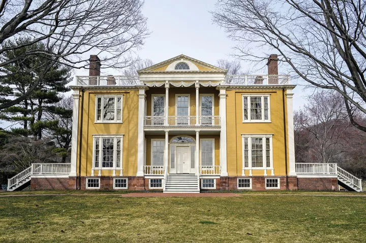 View of boscobel restoration from the south. built in 19th century by States Dyckman, boscobel is considered an outstanding example of the Federal style, augmented by Dyckman’s extensive collection of period furnishings. The mansion is open for tours and events are held on the property throughout the year, including the hudson valley shakespeare festival - DAVID MORRIS CUNNINGHAM
