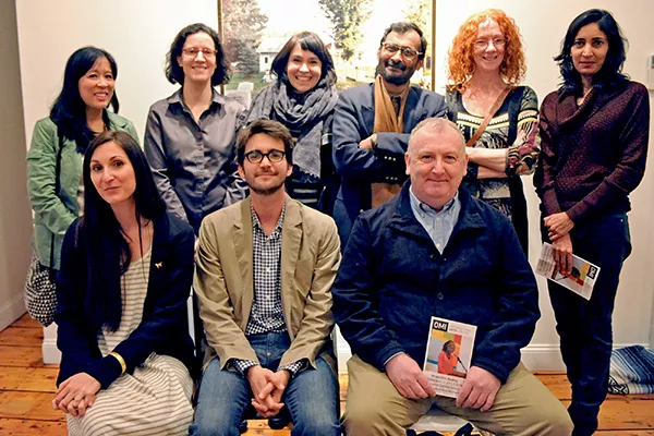 Writers Omi Spring Residents with Director DW Gibson, 2013
