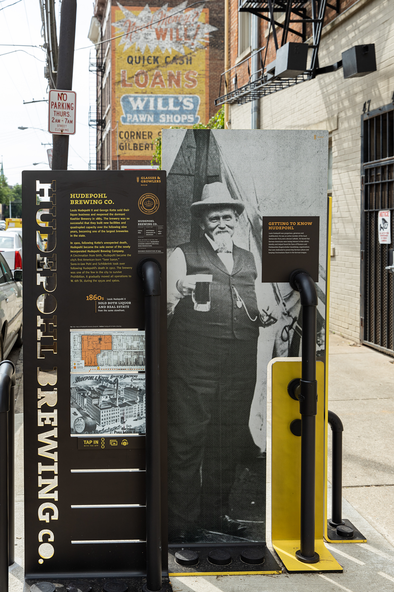 A sign from the Brewing Heritage Trail - PHOTO: HAILEY BOLLINGER