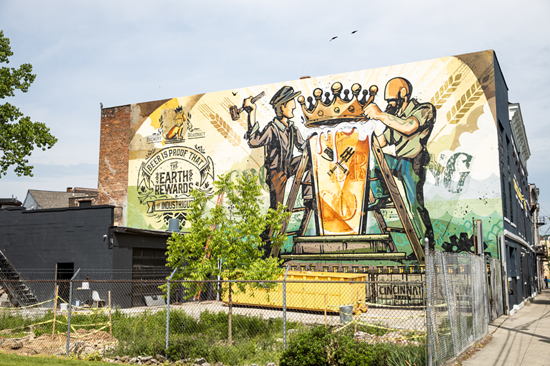 ArtWorks and the BDCURDC's "Revival" mural - PHOTO: HAILEY BOLLINGER