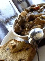 A match made in Erin: Lamb stew, soda bread, and Sterkens. - WALTER NOVAK
