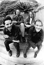 A shot in the arm: Jeff Tweedy, Ken Coomer, Jay Bennett, and John Stirratt (from left) of Wilco.