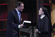 Andrew May and Kathryn Cherasaro look for Webster's definition of "virgin."
