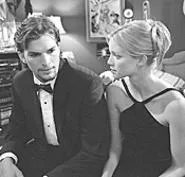 Ashton Kutcher with Amy Smart as Kayleigh, - sorority-bimbo version.