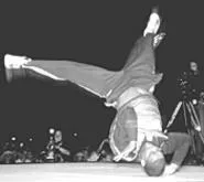 B-boys do the Electric Boogaloo and other old-school - breaks at Saturdays Soul Survivor.