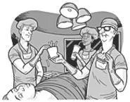 By serving Big Macs -- the nutritional equivalent of C-4 - explosives in a bun -- the Clinic guarantees repeat - customers. - DANNY HELLMAN