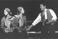 Carol Dunne and Sandra Simon as the inseparable - sisters, with C. Mingo Long.