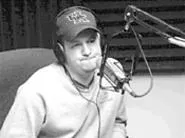 Chuck Booms, man without a microphone.