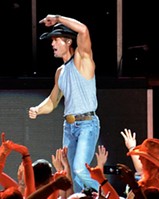 Tim McGraw performing at Blossom in 2013. - JOE KLEON