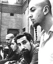 Daron Malakian (second from left) and System of a Down.