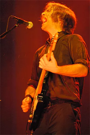 Death Cab for Cutie rocks out (relatively speaking, of course) at the PD Pavilion. - WANDA SANTOS-BRAY