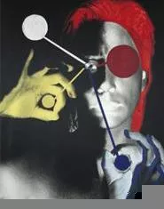 Ellen Careys Constructivist Portrait is on view through - August 20 at MOCAs Persistence of Geometry - exhibition.