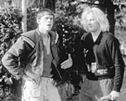 Eric Christian Olsen and Derek Richardson reach for - the laughs.