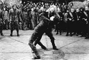 Et tu, Sting? Kyle MacLachlan takes one for the Freemen.