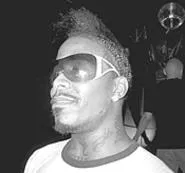 Former jeans model Miko Channell shows off his latest moves and hairdo at Club Dec on Wednesday.