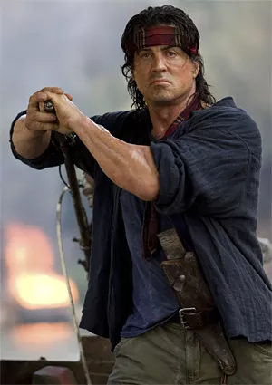 Geezer Guerrilla: Sly Stallone as John Rambo redefines retirement.