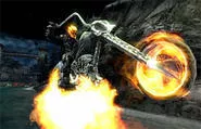 Ghost Rider's hell cycle: Responsible for 85 percent of global warming.