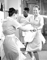 Guess which lowly housekeeper ends up with the rich - white hunk.