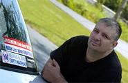 Gulf war veteran Timothy Coil was arrested while trying to stop recruiting at the Stow-Munroe Falls Library. - PHOTO BY WALTER NOVAK