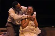 Gwendolyn Mulamba makes a fine Esther, a character who gets no scenes off.