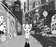 Hello Kitty goes to hell in Tamala 2010: A Punk Cat - in Space.