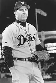 Hero takes a ball: Costner as the beleaguered Billy Chapel.
