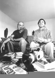 Hip-hoppers for life: Filmmaker David Velo Stewart - (left) and musician Clarence Gaines. - WALTER NOVAK
