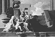 "Holy Family on the Steps," by Nicolas Poussin, 1648.