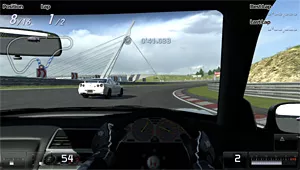 Inside the car: The only way to drive.