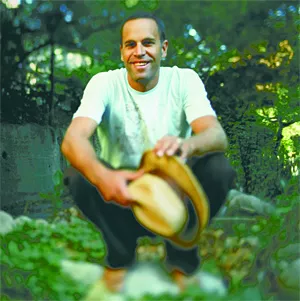Jack Johnson, shown in a rare outdoor shot.