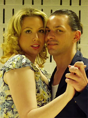 Jason Markouc and Amy Pawlukiewicz star in Ensemble Theatres A Loss of Roses. See Stage for review.