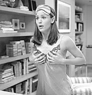 Jenna (Jennifer Garner) is shocked to find what all - 13-year-old girls dream of.