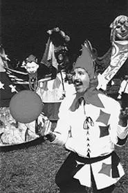 Jester average Renaissance clown.
