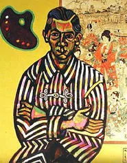Joan Mirs Portrait of E.C. Ricart is part of the art - museums Barcelona & Modernity, on display - through Sunday.