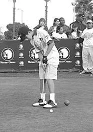 Junior golfers drive like Tiger at Thursday's Mutual of - Omaha Drive, Chip & Putt Junior Challenge.
