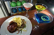 Kansas Short Ribs are lusciously paired with your choice of 'tini (and bowling ball). - WALTER NOVAK