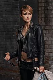 Keira Knightley cuts quite a figure as Domino.