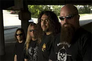 Kerry King (right) isn't expecting a call from the Rock Hall.