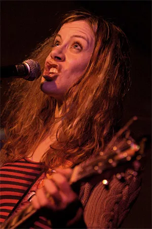 Lisa of Wussy, at the Beachland, Friday, November 16. - WALTER NOVAK