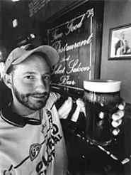 Managing partner Steve Samos raises a pint of - Brendan's lifeblood. - WALTER NOVAK