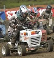 Maneuvering a lawnmower through a waterlogged track is like trying to ride a bicycle on ice. - WALTER NOVAK