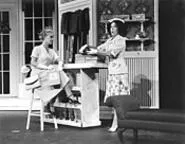 Maryann Nagel (right), half of the Cleveland acting - supertandem.