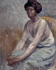 Maximilien Luces Madame Luce, part of Lost - Treasures Unveiled at Contessa Gallery.