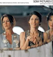 Midlife in status-symbol land: Aniston, Keener, and Cusack.