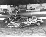 Police and fire squads let out a year's worth of frustration at Saturday's demolition derby.