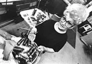 Roller girl: Intrepid columnist, hairdresser, and bingo wrangler Emilee Jenko. - WALTER NOVAK