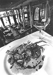Romantic meals come easy at the Blue Point Grille. - WALTER NOVAK
